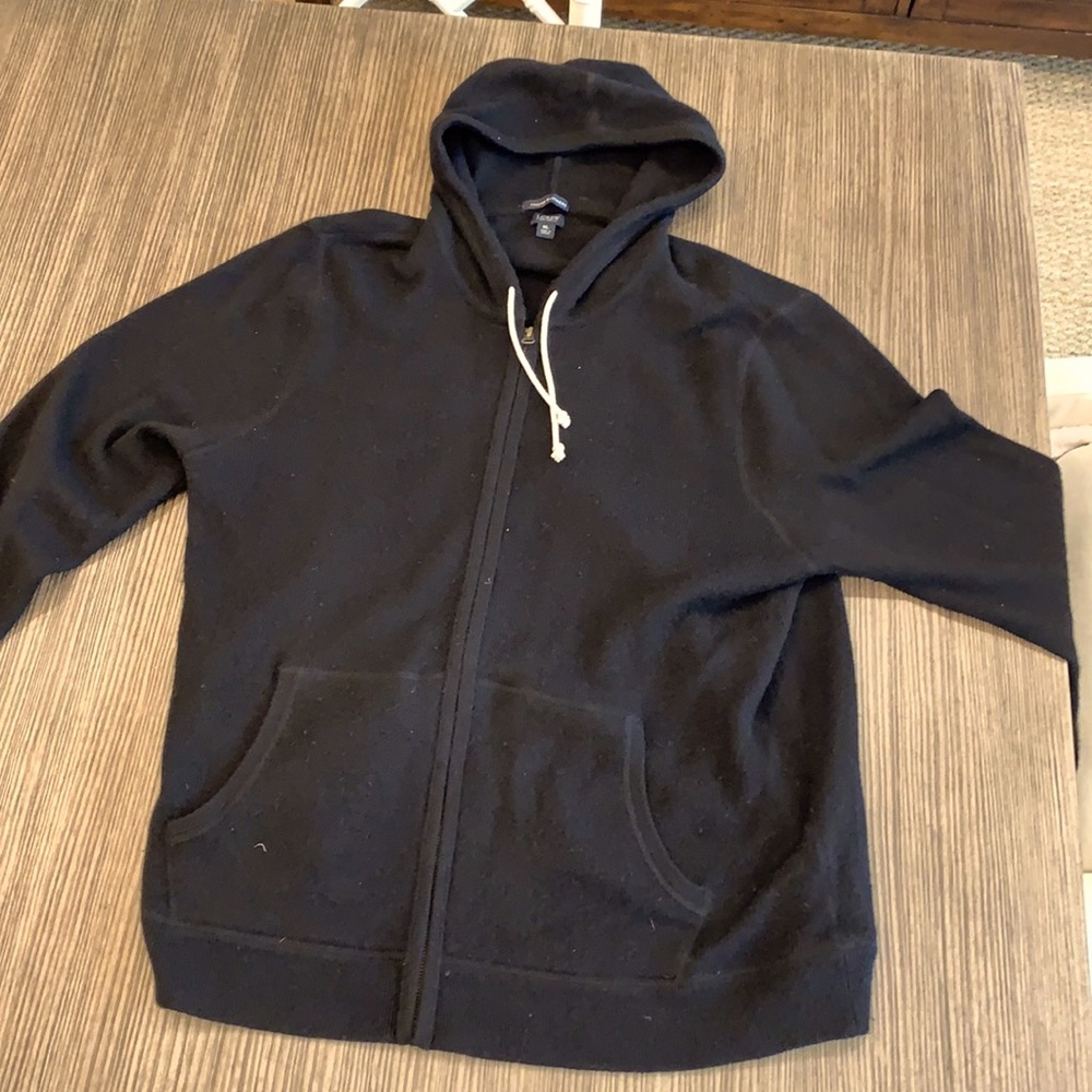 Cashmere black hoodie.